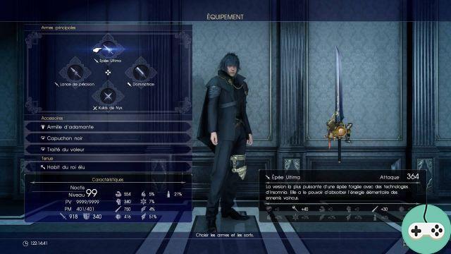 FFXV - Weapon upgrades