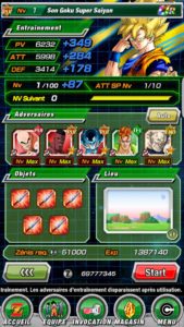 DBZ Dokkan Battle: entrena a tus personajes