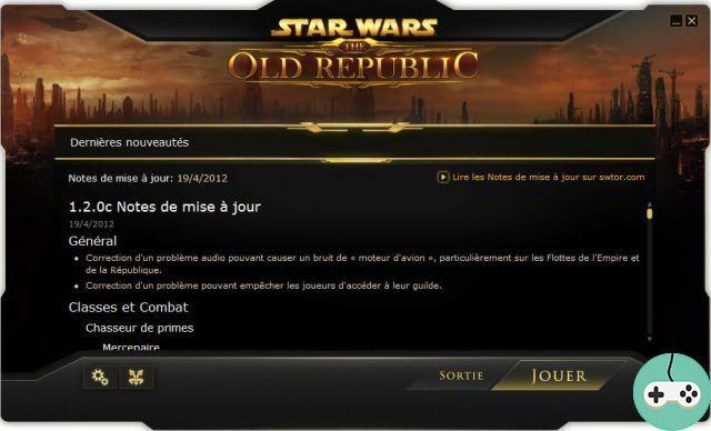 SWTOR - Patch Notes 1.2.0c