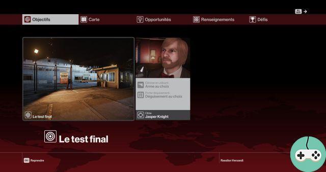 Hitman - Guide de mission - Le test final