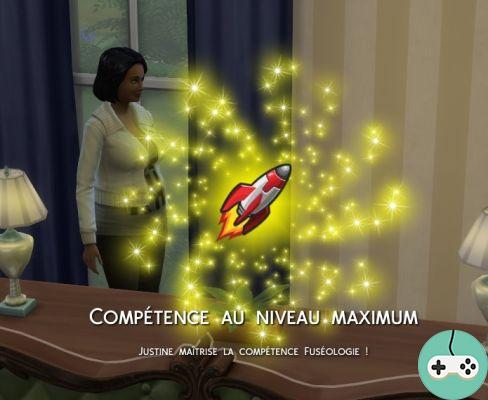 The Sims 4 - habilidade de foguete