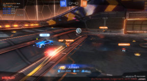 Rocket League - Rumble mode in action!