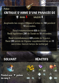 ESO - Alchemy Glo'bulia Recipes