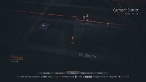 The Division - Guide des Intels: Garment District