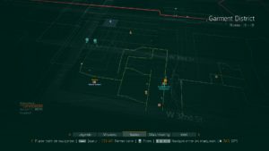 The Division - Guide des Intel: Garment District