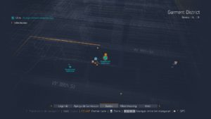 The Division - Guide des Intel: Garment District