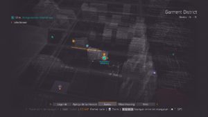 The Division - Guide des Intels: Garment District