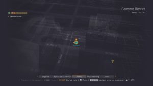 The Division - Guide des Intels: Garment District