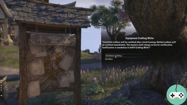ESO - Discovering Craft Orders