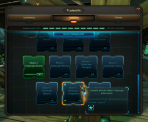 Wildstar - Elaboração de upgrades