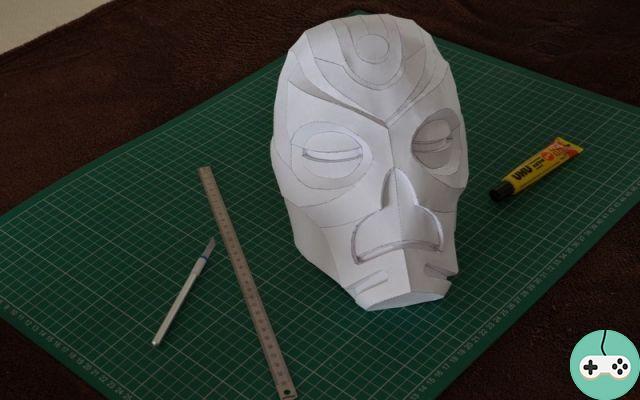 ESO - PaperCraft: Máscara de sacerdote dragón