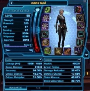 SWTOR - Assassin Tank en JcJ