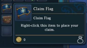 Landmark - Beta: create your claim flag
