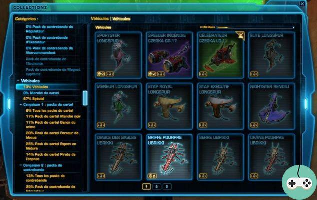 SWTOR - Las colecciones