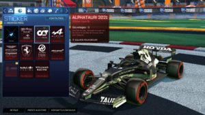 Rocket League: con los colores de la F1