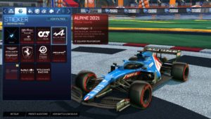 Rocket League – In the colors of F1