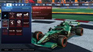 Rocket League – In the colors of F1