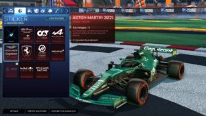 Rocket League – Nas cores da F1