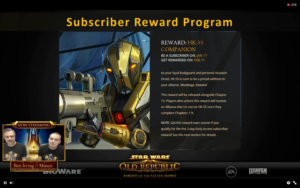 SWTOR - Riepilogo live streaming 01/12