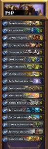 HearthStone: deck Paladin f2p