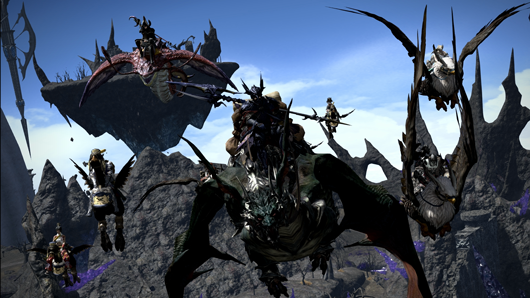 FFXIV - Heavensward Tour - New Zones and Flying Mounts