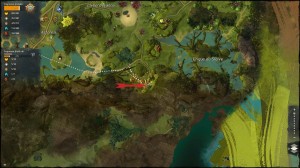 GW2 - Quebra-cabeças de salto: Floresta Caledon