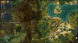 GW2 - Quebra-cabeças de salto: Floresta Caledon