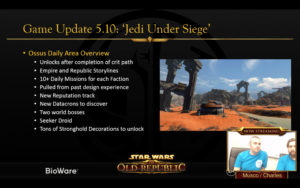 SWTOR - Live summary: update 5.10