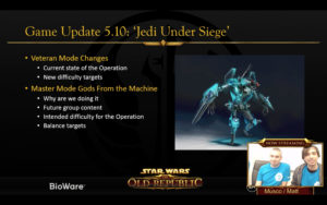 SWTOR - Live summary: update 5.10