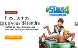 Los Sims 4 - Relajación en el spa disponible