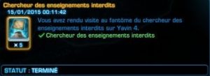 SWTOR - 3.0: Ghosts on Yavin (Hidden Achievements)