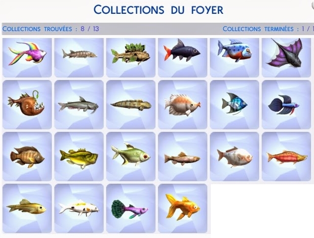 Los Sims 4 - Colección de peces