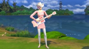 The Sims 4 - habilidade com guitarra