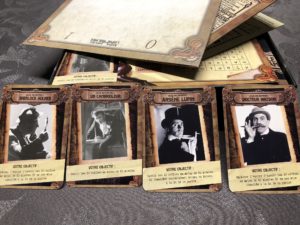 Cartel juguetón: Arsene Lupin contra Sherlock Holmes