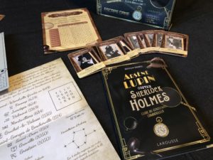 Cartel juguetón: Arsene Lupin contra Sherlock Holmes