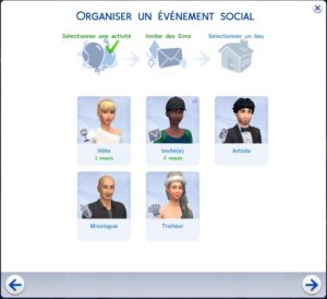 Los Sims 4 - Organiza un evento social