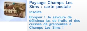 Los Sims 4 - Colecciones de postales