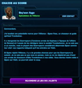 SWTOR - 4.0 - Alliance: misiones de alerta