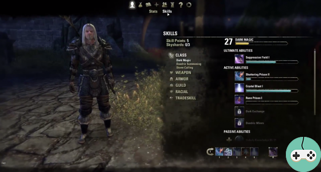 ESO - Excluded: Character progression