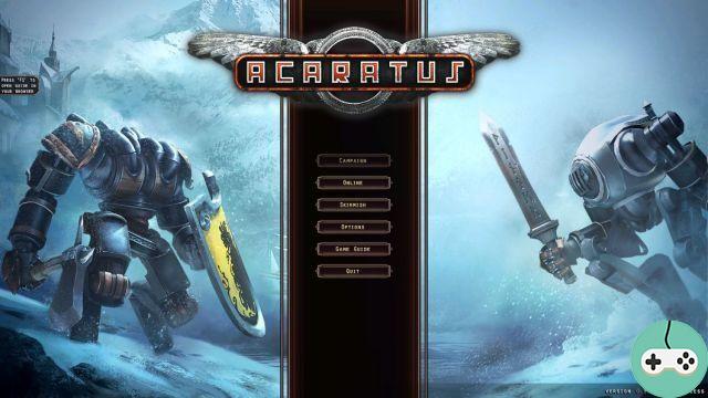 Acaratus - Visão geral do modo Skirmish