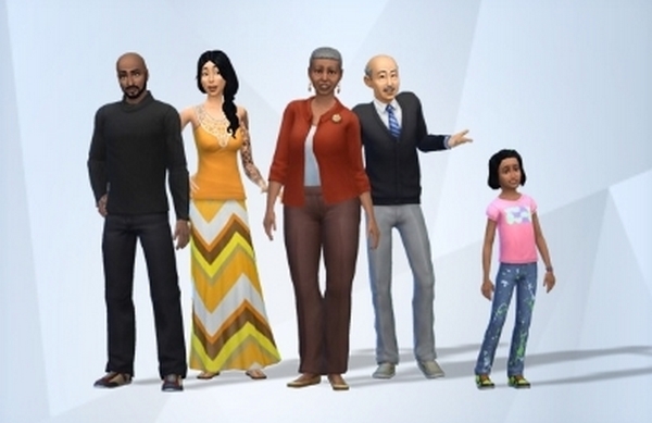 The Sims 4 - Willow Creek: la famiglia Spencer-Kim-Lewis