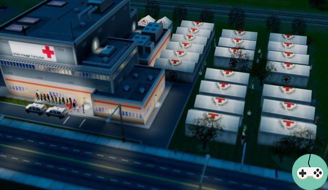 SimCity - DLC: The Red Cross In-Game