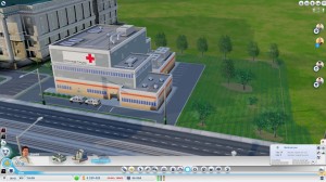 SimCity - DLC: The Red Cross In-Game
