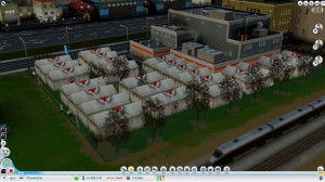 SimCity - DLC: The Red Cross In-Game