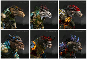 GW2 - New WvW Hairstyles and Weapons