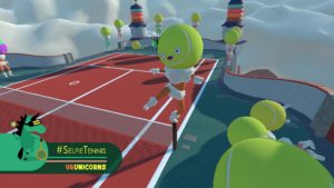 #SelfieTennis - Un extraño juego de tenis en realidad virtual