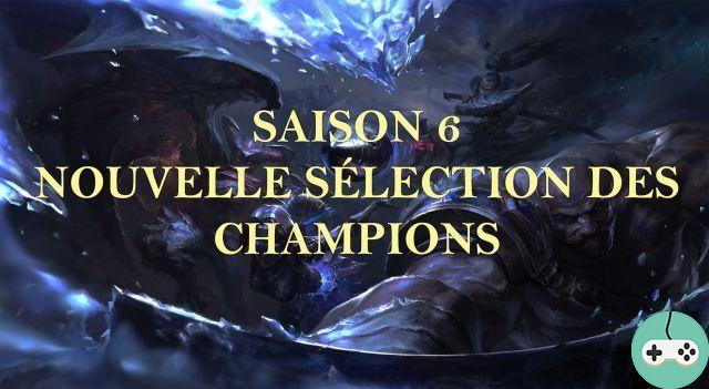 LoL - Temporada 6: Selección de campeones