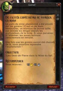 WoW - Garrison - Building: Lunarfall Excavation / Giveaway Mine