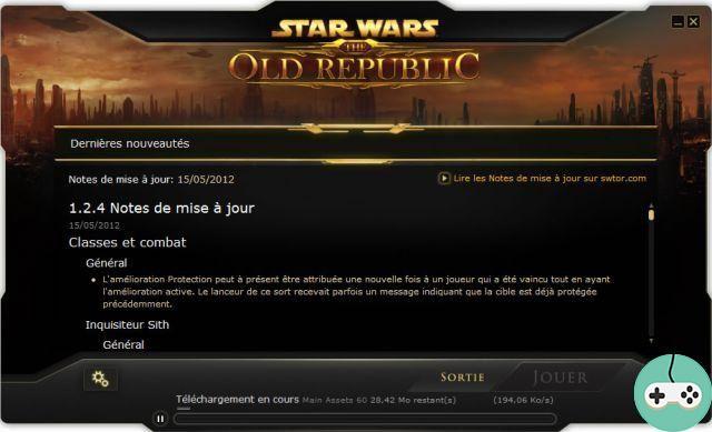 SWTOR - Note sulla patch 1.2.4