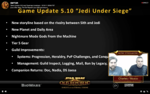 SWTOR - Resumen en vivo: actualizaciones 5.9.3 y 5.10